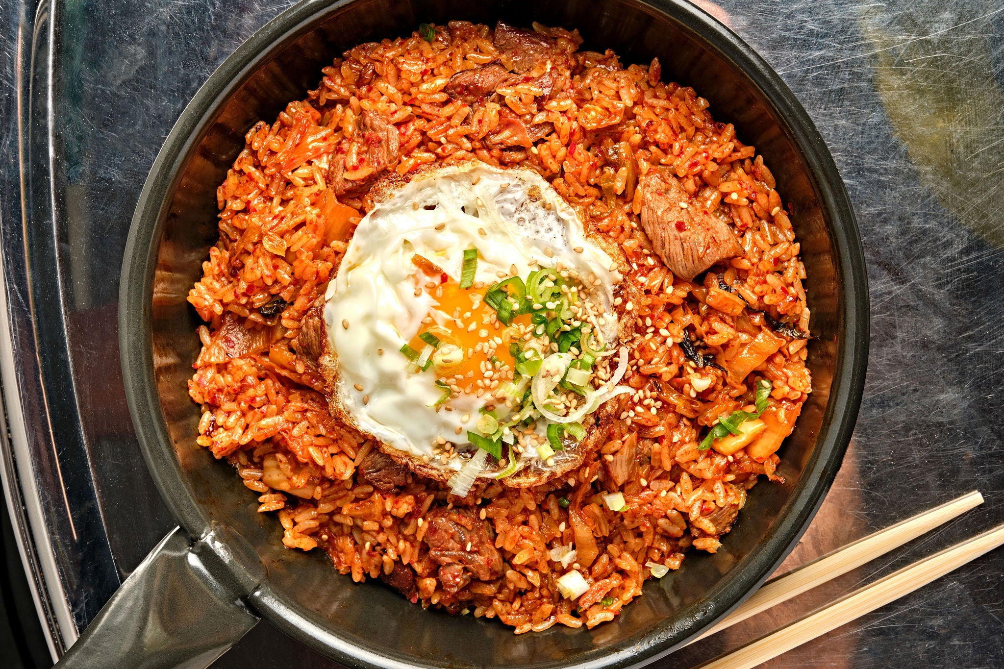 Kimchi Fried Rice | Noori Chicken/ Noori Pocha